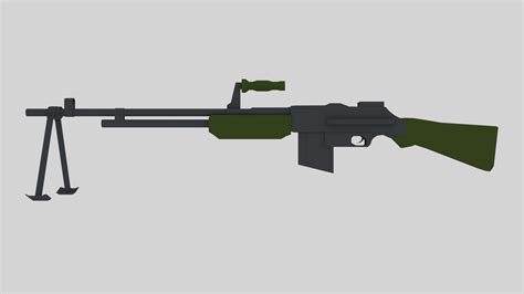 Bar Rifle Model - TurboSquid 1245374