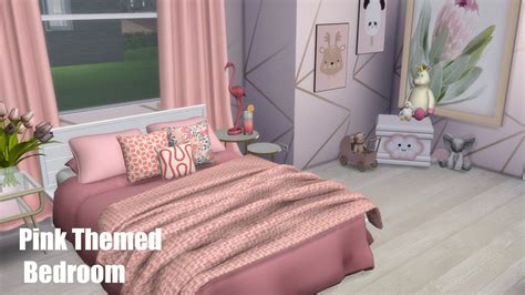 Pink Girly Bedroom💓 | Speed Build | The Sims 4 - YouTube