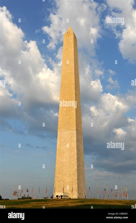 Washington National Monument, memorial, Obelisk, Washington DC, District of Columbia, USA ...