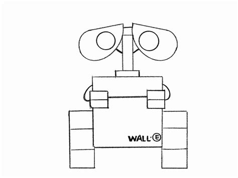 How to Draw WALL-E - Easy Drawing Tutorial For Kids