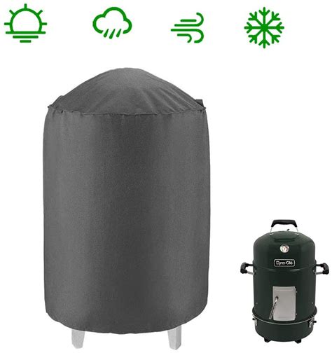 Dome Smoker Cover Heavy Duty Waterproof Barrel Cover, 30Dx36H, Bullet ...