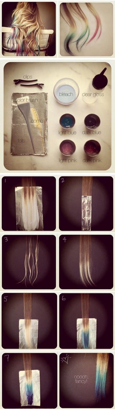 DIY Colored Hair Tips Pictures, Photos, and Images for Facebook, Tumblr ...