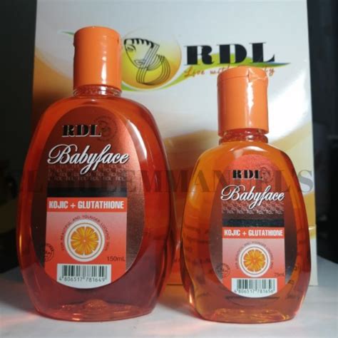 RDL Babyface Facial Cleanser with Kojic + Glutathione | Shopee Philippines