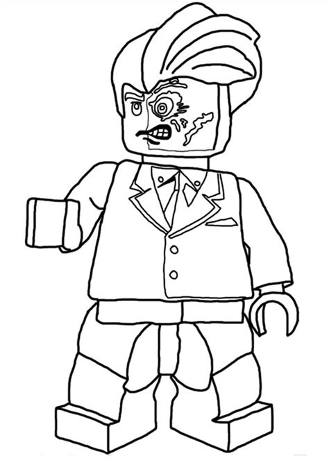 Lego Super Villain Two-Face coloring page - Download, Print or Color ...