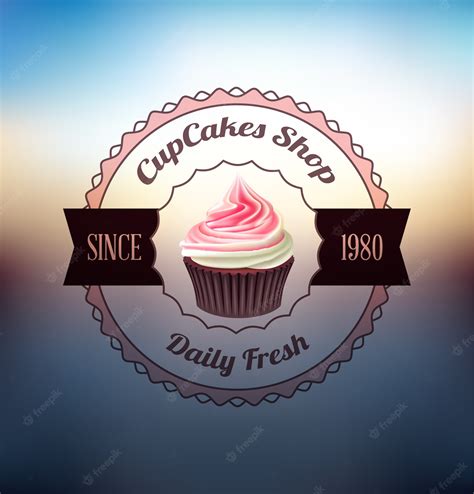 Premium Vector | Cupcake label