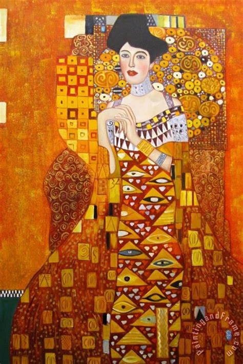 Gustav Klimt Portrait of Adele Bloch Bauer painting - Portrait of Adele ...