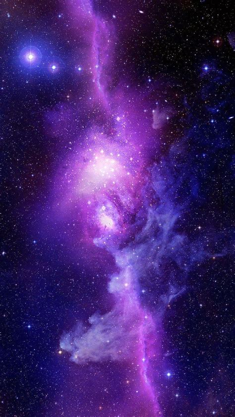 ギャラクシー Galaxyで幻想的なスマホ壁紙 待ち受け宇宙空神秘 | Space iphone wallpaper, Purple ...