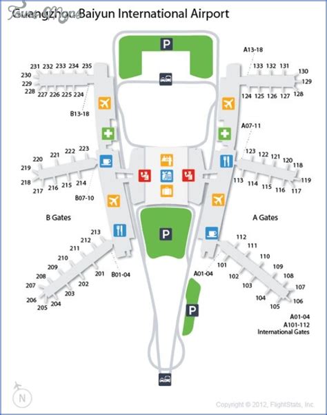 SHENZHEN AIRPORT TERMINAL MAP - ToursMaps.com