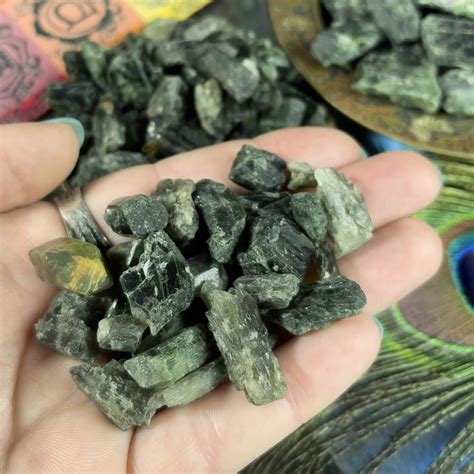 Sage Goddess Natural Green Diopside Crystal for Earth connection