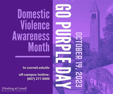 Cornell Takes A Stand Against Domestic Violence | Working at Cornell
