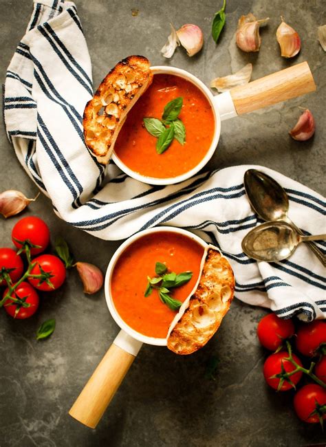 Roasted Tomato and Bread Soup Recipe - Katiecakes