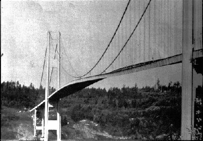 Tacoma Bridge Intact | The Tacoma Narrows Bridge in Tacoma, … | Flickr