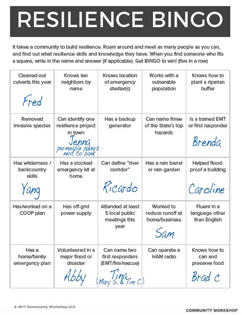 ではプレー Resiliency Bingo for Teens :1893277488:Pi-Old - 通販 - ティーン