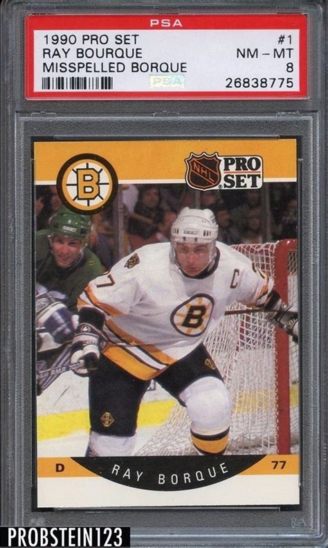 Auction Prices Realized Hockey Cards 1990 Pro Set Ray Bourque ...