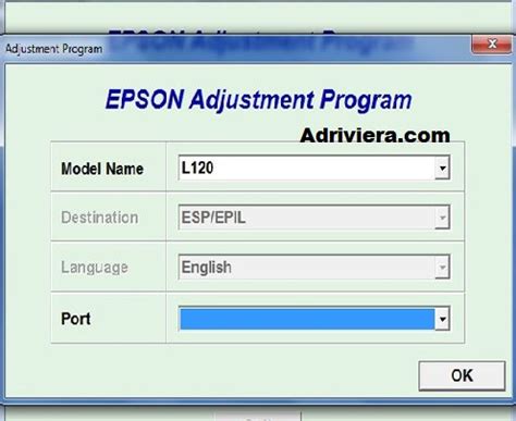 Epson L120 Resetter [Work 100%] Free Download - Adriviera.com