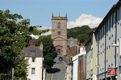 Whitehaven - a large coastal town in West Cumbria