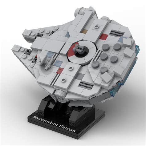 LEGO MOC Micro Millennium-Falcon Display Set by custominstructions | Rebrickable - Build with LEGO