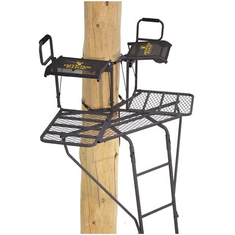 Rivers Edge 2-Man Bowman Ladder Tree Stand - 667272, Ladder Tree Stands at Sportsman's Guide