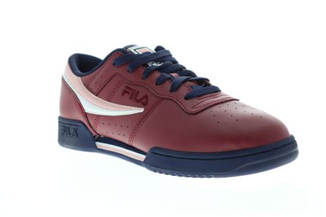 Fila Original Fitness 1FM00103-649 Mens Red Casual Low Top Sneakers Sh ...