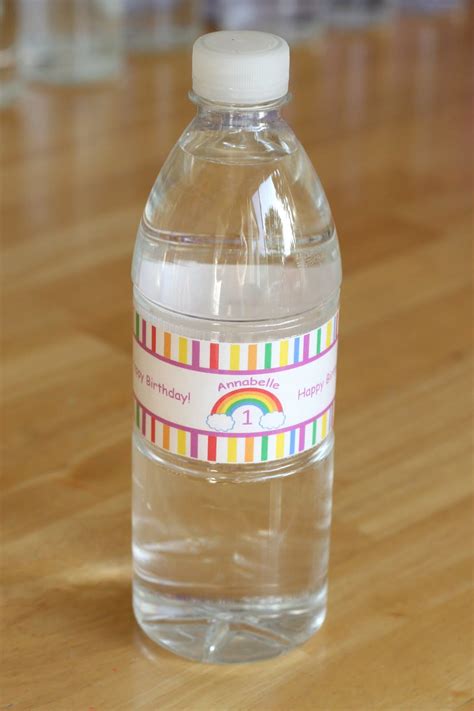 {How-to} Make Custom Water Bottle Labels - Glorious Treats