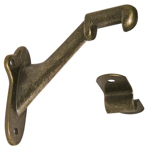 Ultra Hardware Antique Brass Standard Handrail Bracket 61733 - Walmart.com - Walmart.com