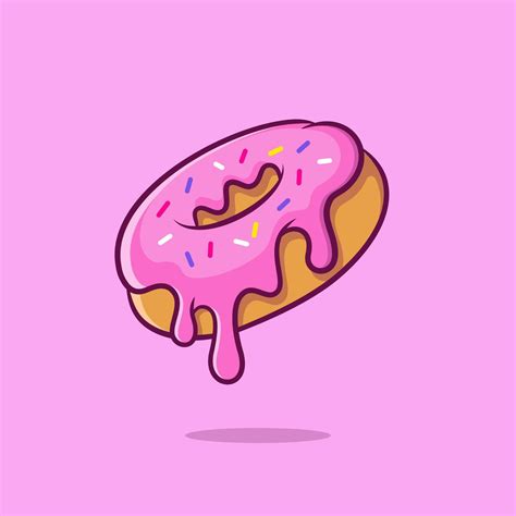 Donut Vector, Cake Vector, Vector Art, Donut Drawing, Food Drawing ...
