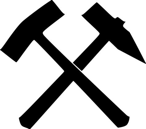 SVG > carpentry handle iron hammer - Free SVG Image & Icon. | SVG Silh