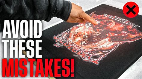 Designing T-Shirts For DTG Printing? AVOID THESE THINGS! - YouTube