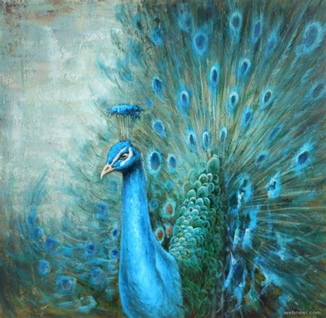 Bird Painting By Peacock Ledmood 20