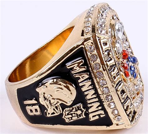 Peyton Manning Broncos High Quality Replica 2015 Super Bowl XLIX Championship Ring | Pristine ...