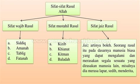 Sifat Wajib Rasul Jaiz Mustahil Arti Beserta Penjelasannya – Pada kesempatan ini Pengetahuan ...