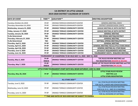 District 77 Calendar - Riset