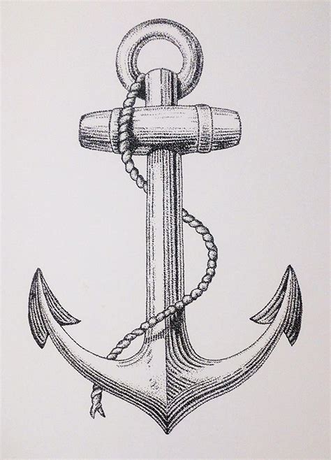 Dotwork Anchor, 2014 on Behance | Anchor tattoos, Anchor drawings, Anchor tattoo design