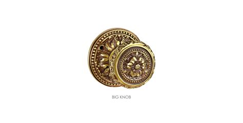 Vintage Mortise Door Knob On Rosette For Villa