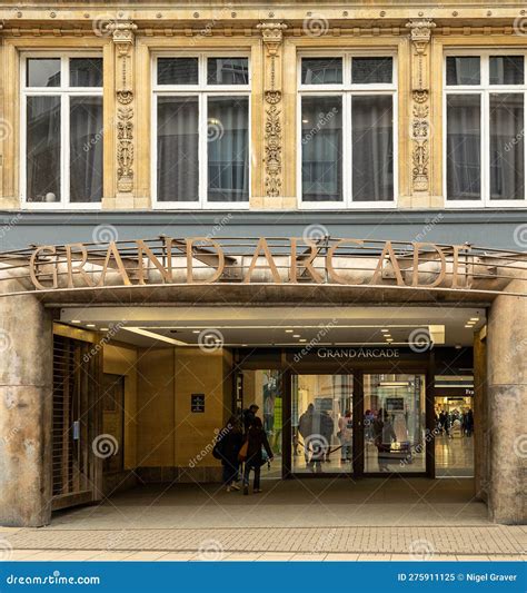 Cambridge, Cambridgeshire, UK: February 2023: Entrance To Grand Arcade Shopping Centre in ...