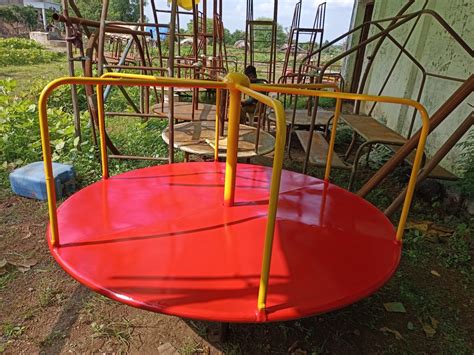 Iron Playground Equipment Outdoor kids merry go round, Model Name ...