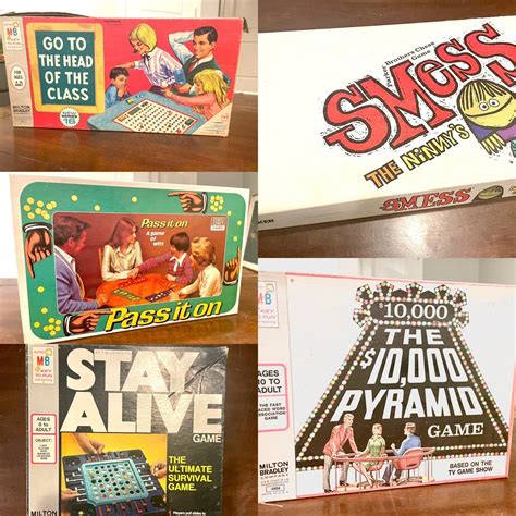 1970s Board Games the 10000 Pyramid Game Smess Stay Alive - Etsy