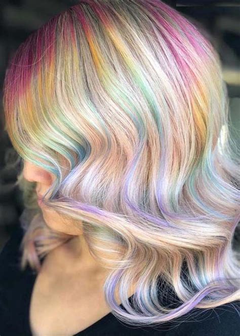 62 Best Rainbow Blended Hair Colors in 2018 | | Popular hair color, Hair styles, Trendy hair color