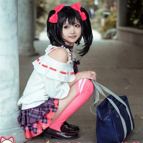 Cute Anime Lovelive Love Live Cosplay Costume Nico Yazawa Lolita ...