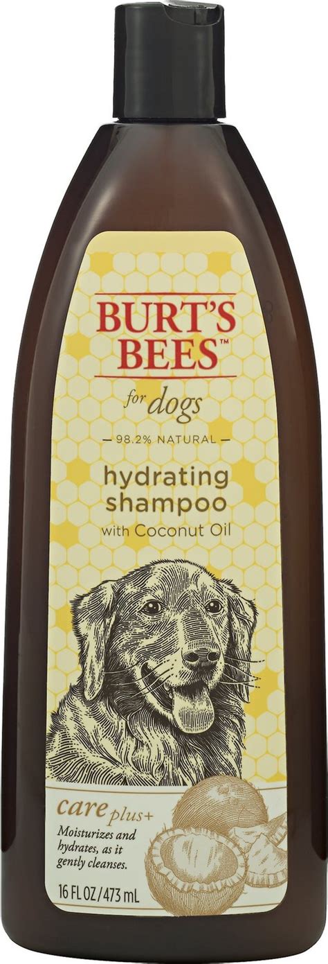 BURT'S BEES Care Plus+ Hydrating Coconut Oil Dog Shampoo, 16-oz bottle - Chewy.com