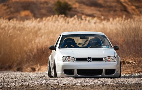 Wallpaper Volkswagen, R32, Golf, Stance, Works images for desktop, section volkswagen - download