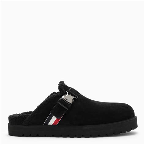 Moncler Mon black suede mules | TheDoubleF