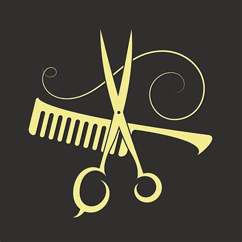 Scissors and Comb for beauty salon - ilustración de arte vectorial ...