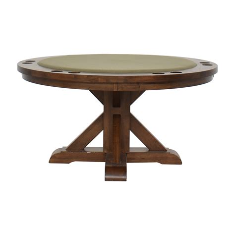 47% OFF - Pottery Barn Pottery Barn Benchwright Poker Table / Tables