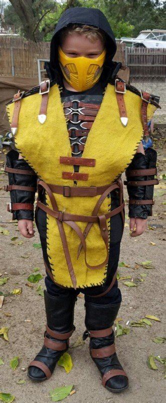 Cool Homemade Scorpion Mortal Kombat Halloween Costume