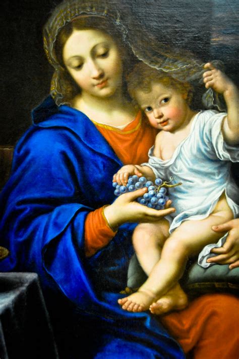 Pierre Mignard - The Virgin of the Grapes, 1650 at Louvre … | Flickr