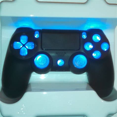 PS4 Controller Custom Blue LED Mod Strong Durable by MrD1nonly