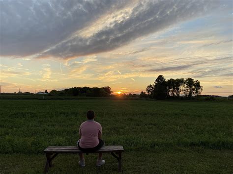 Sunset bench. : bench