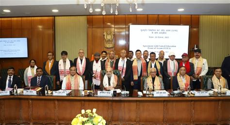 ULFA, Centre & Assam govt signs tripartite peace accord | MorungExpress ...