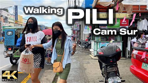 PILI Camarines Sur Bicol Philippines - Walking Tour [4K] - YouTube